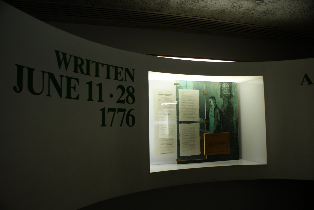 Declaration House exhibit panel